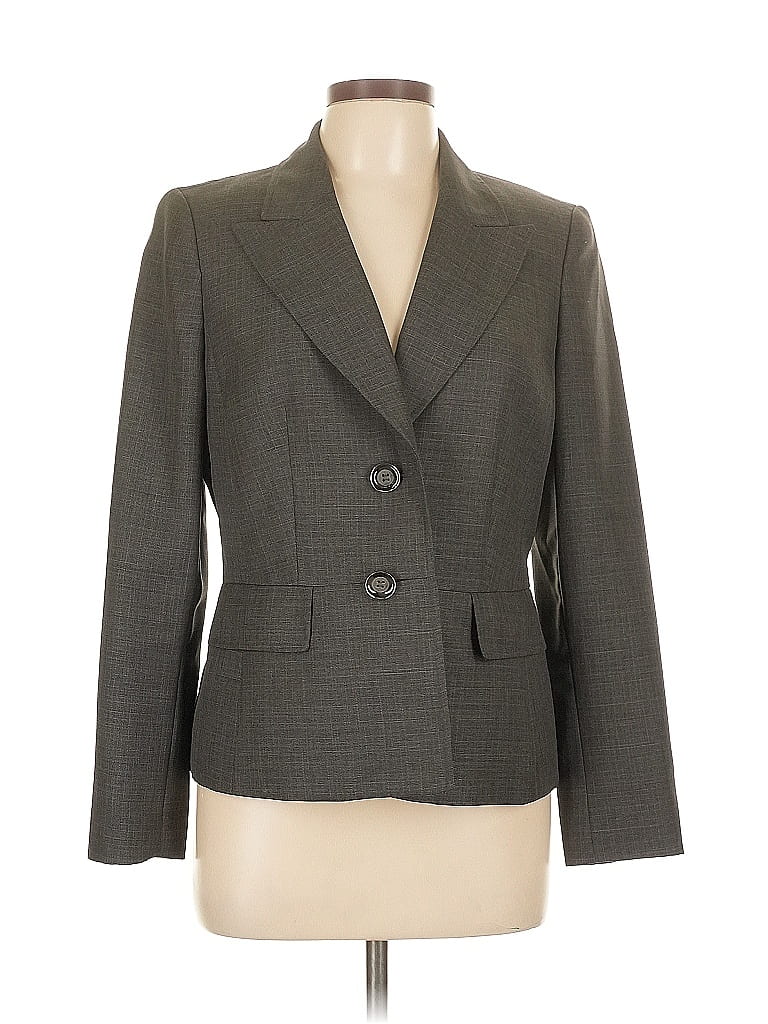 Pre-owned Evan Picone Blazer Jacket In Gray