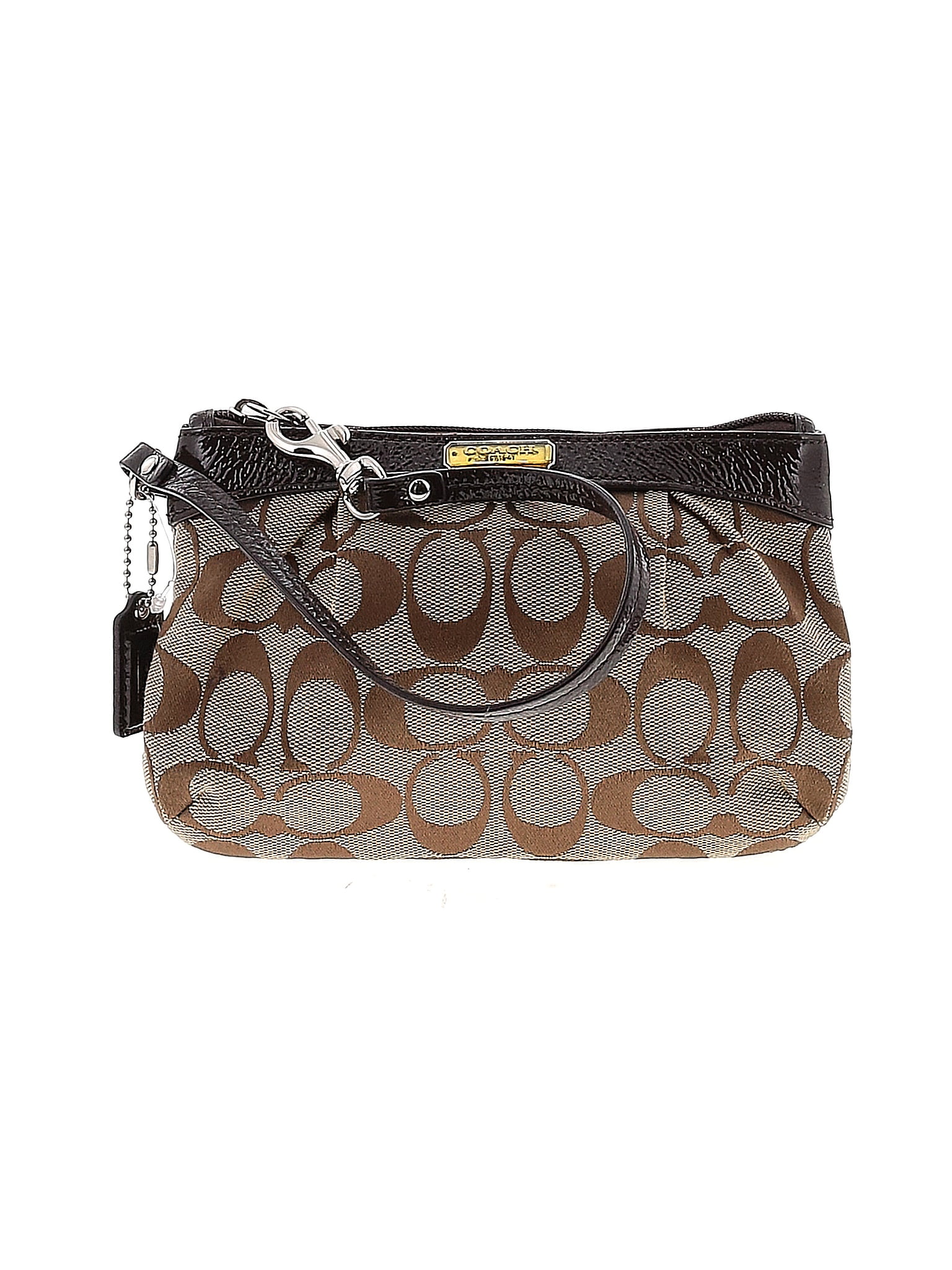 Coach Factory Brown Tan Wristlet One size