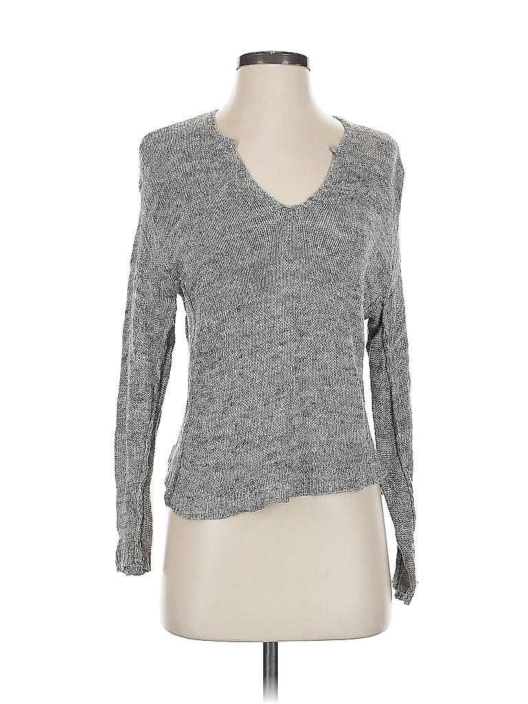 Pre-owned Vince Long Sleeve T-shirt In Gray