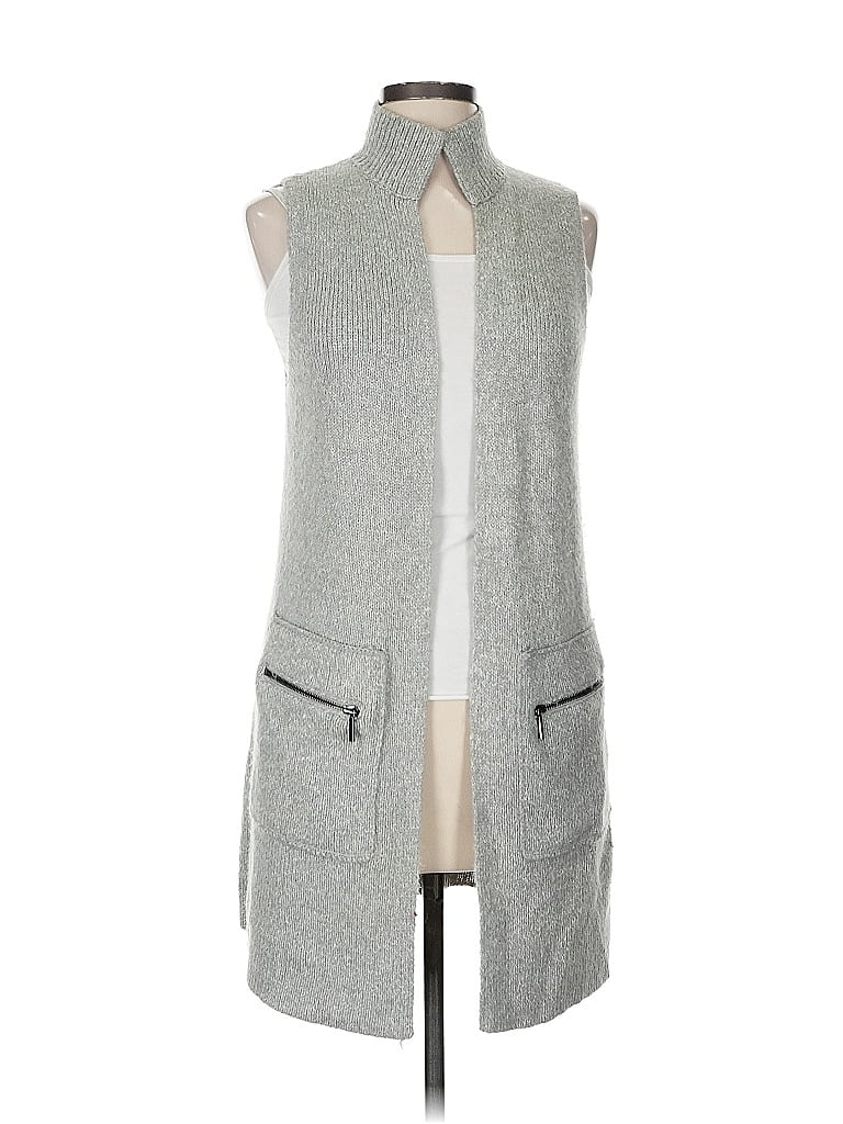 Ann Taylor Factory Gray Sweater Vest Size M - photo 1