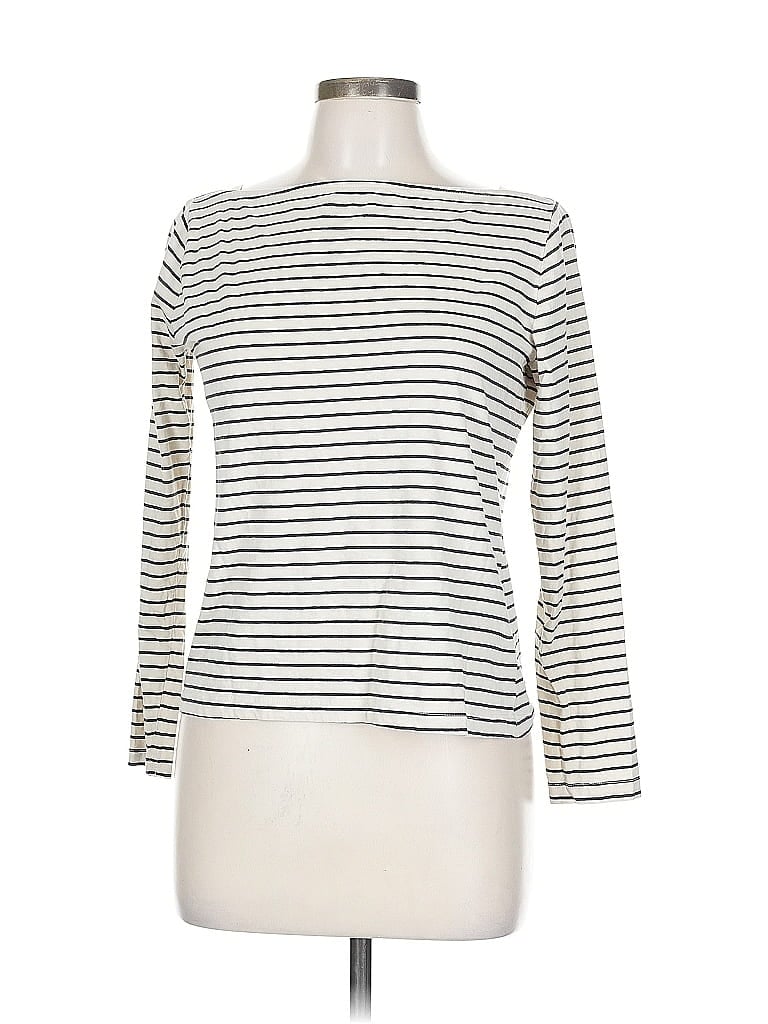 Pre-owned Mng 3/4 Sleeve T-shirt In White