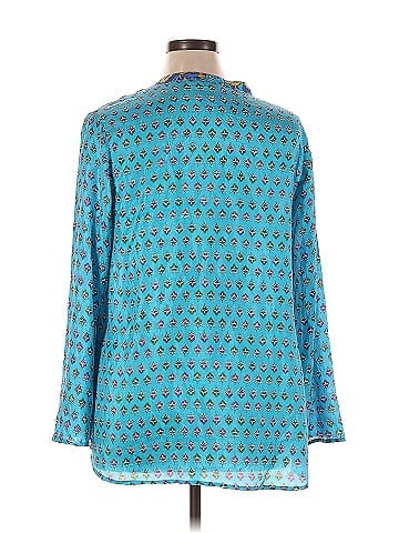 Persaman New York 3/4 Sleeve Silk Top (view 2)