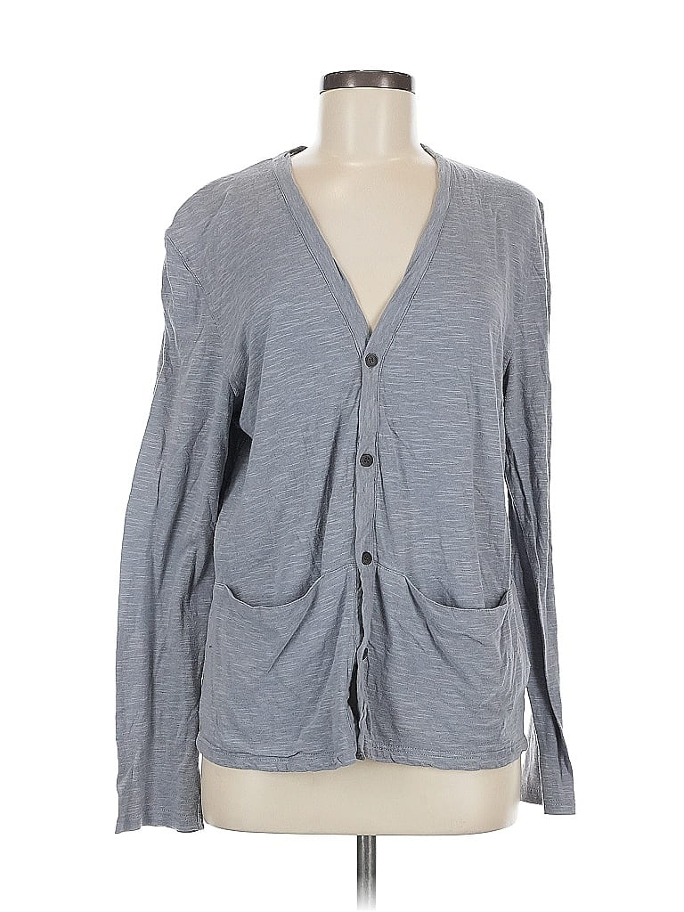 Pre-owned H&m Cardigan Sweater In Gray