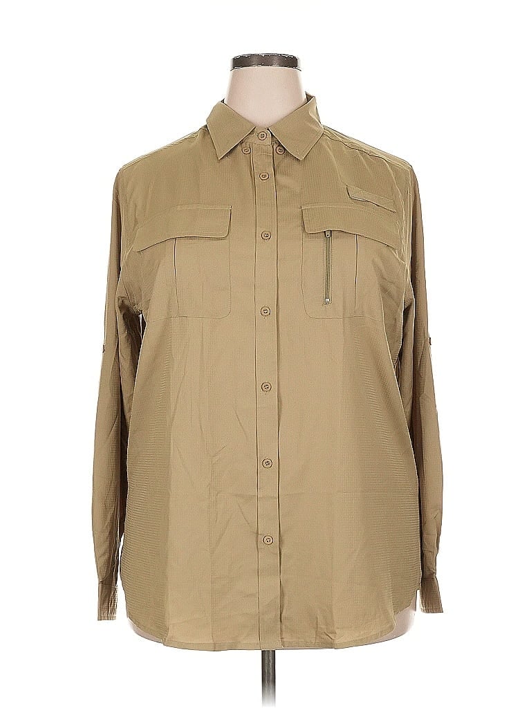 Click to view more detailed imagery on our partner's website Pre-owned Unbranded Long Sleeve Blouse In Brown