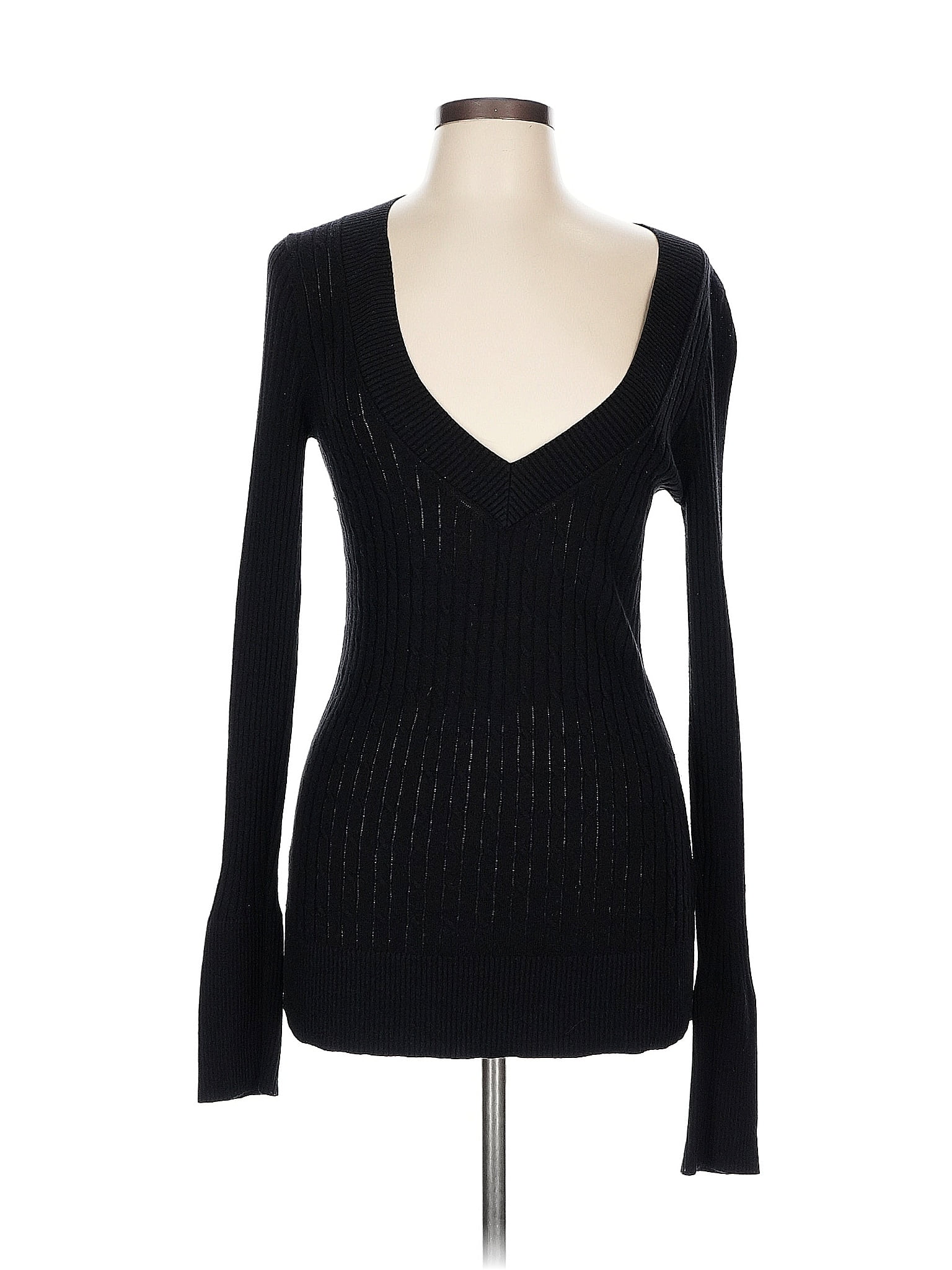 Express Black Pullover Sweater Size L