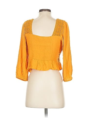 American Eagle Outfitters 3/4 Sleeve Blouse (view 2)