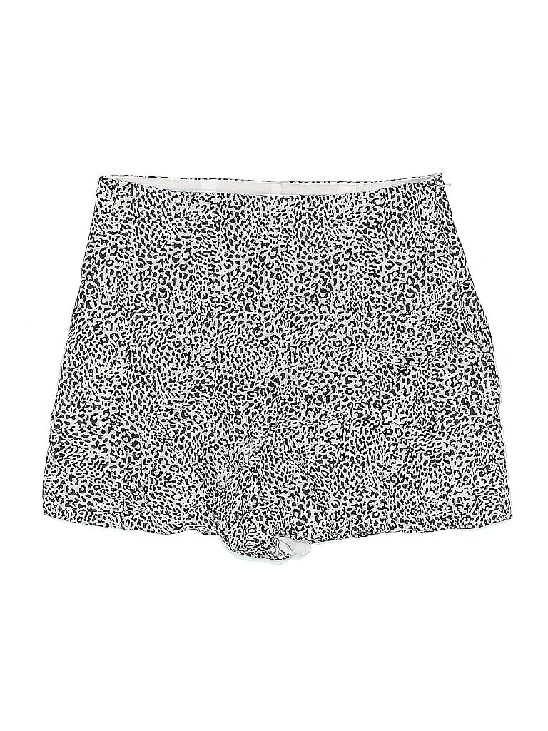 Pre-owned Express Casual Skirt In Silver