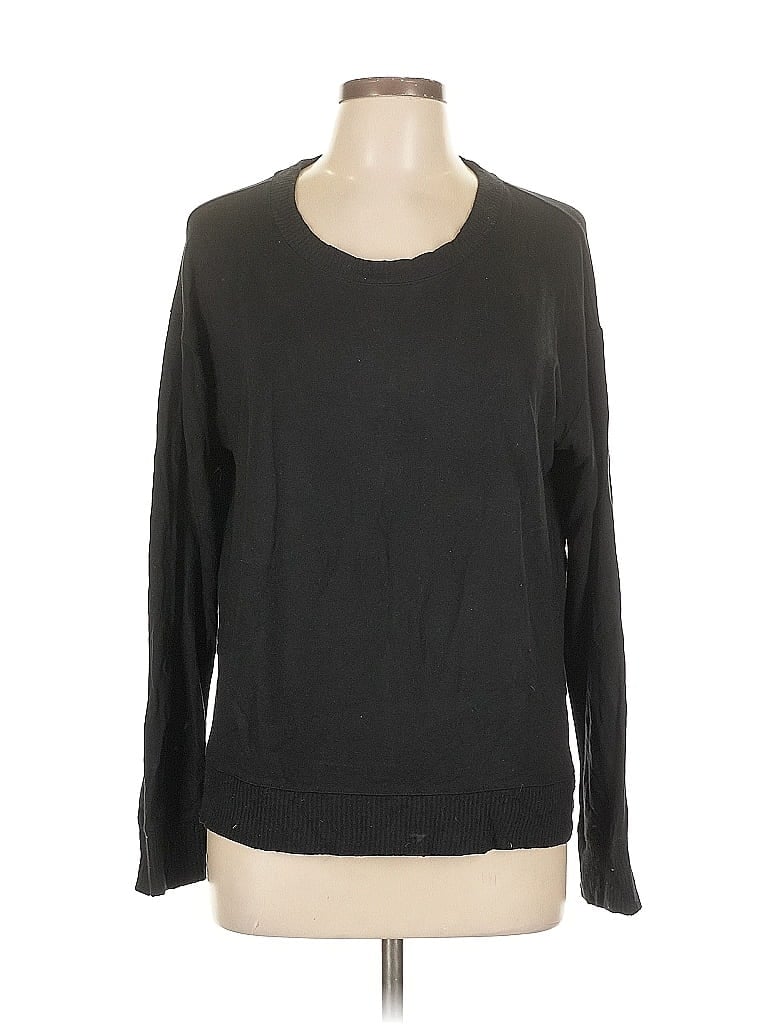 Pre-owned Splendid Pullover Sweater In Black