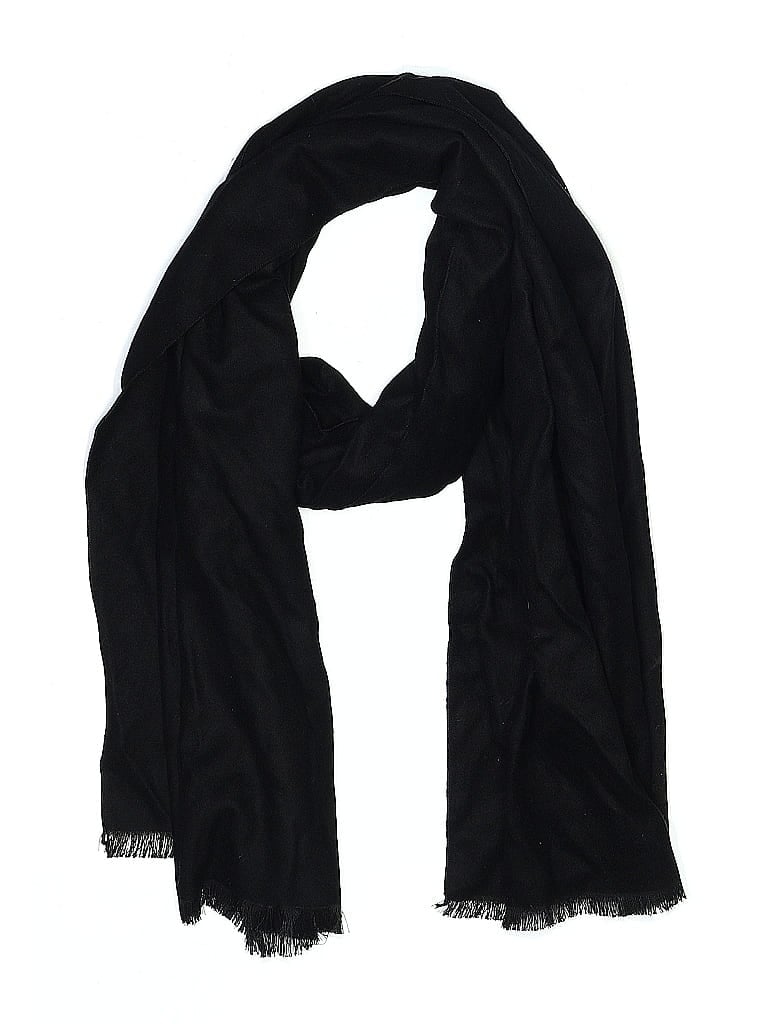 Pre-owned Assorted Brands Scarf In Black