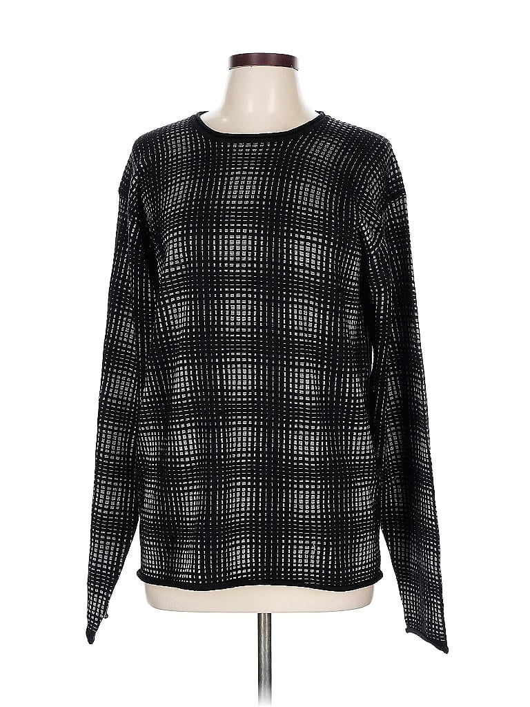 Armani Collezioni Black Long Sleeve Top Size L - photo 1