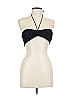 White Fox Black Swimsuit Top Size L - photo 1