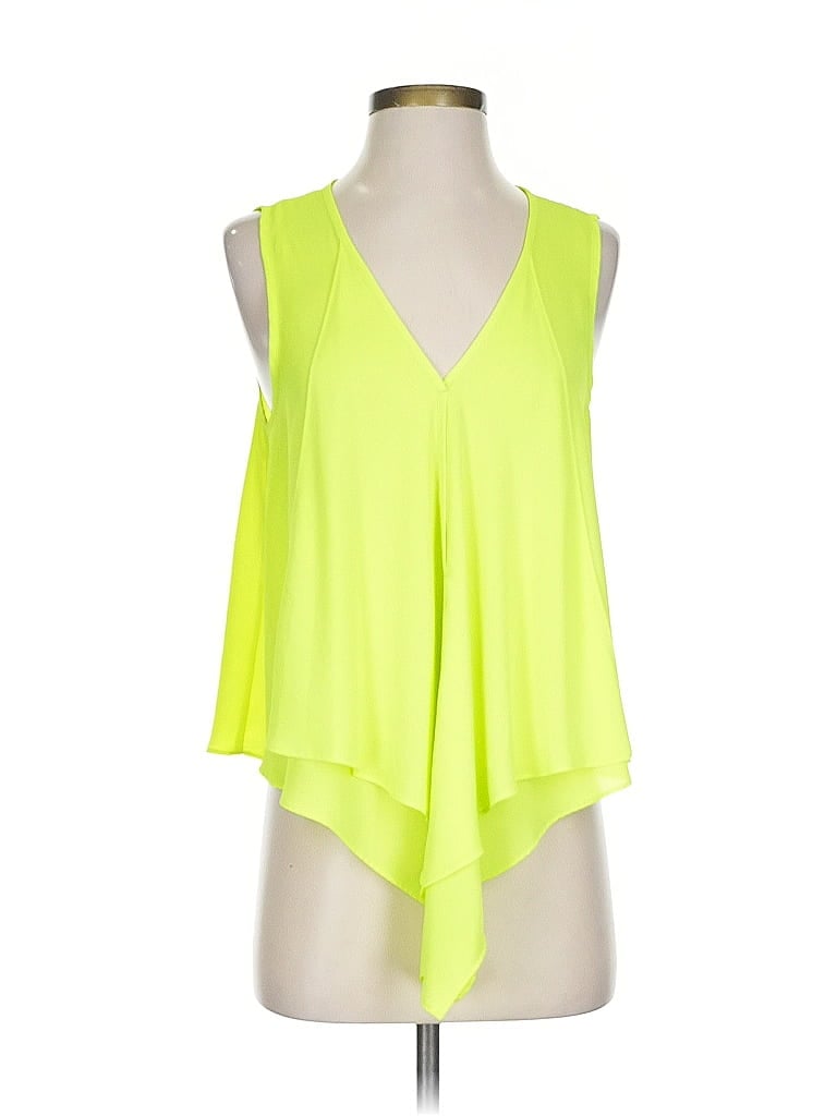 Pre-owned Gianni Bini Sleeveless Blouse In Green