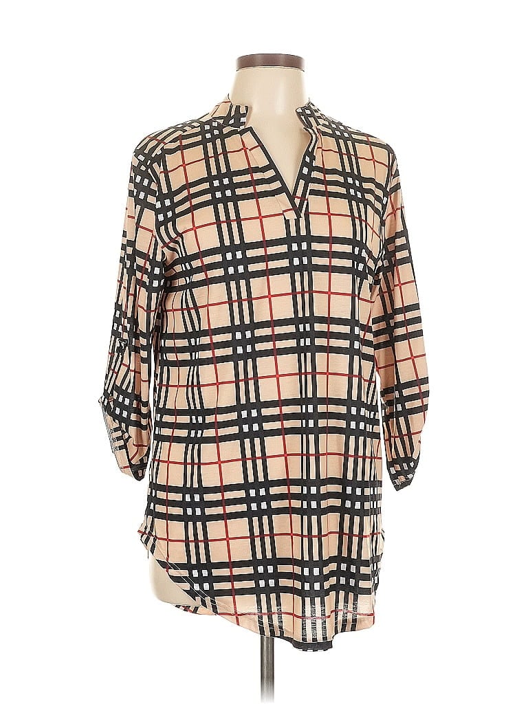 Pre-owned St. Jubileens 3/4 Sleeve Blouse In White