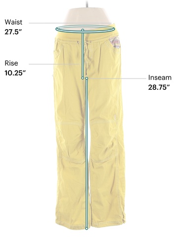 PrAna Yellow Casual Pants Size S