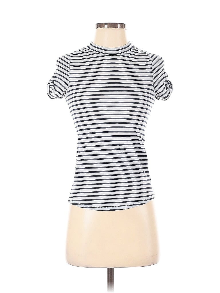 Pre-owned We The Free Short Sleeve Turtleneck In White