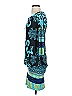 Analili Paisley Teal Cocktail Dress Size S - photo 5