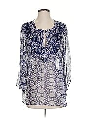 Calypso St. Barth 3/4 Sleeve Silk Top