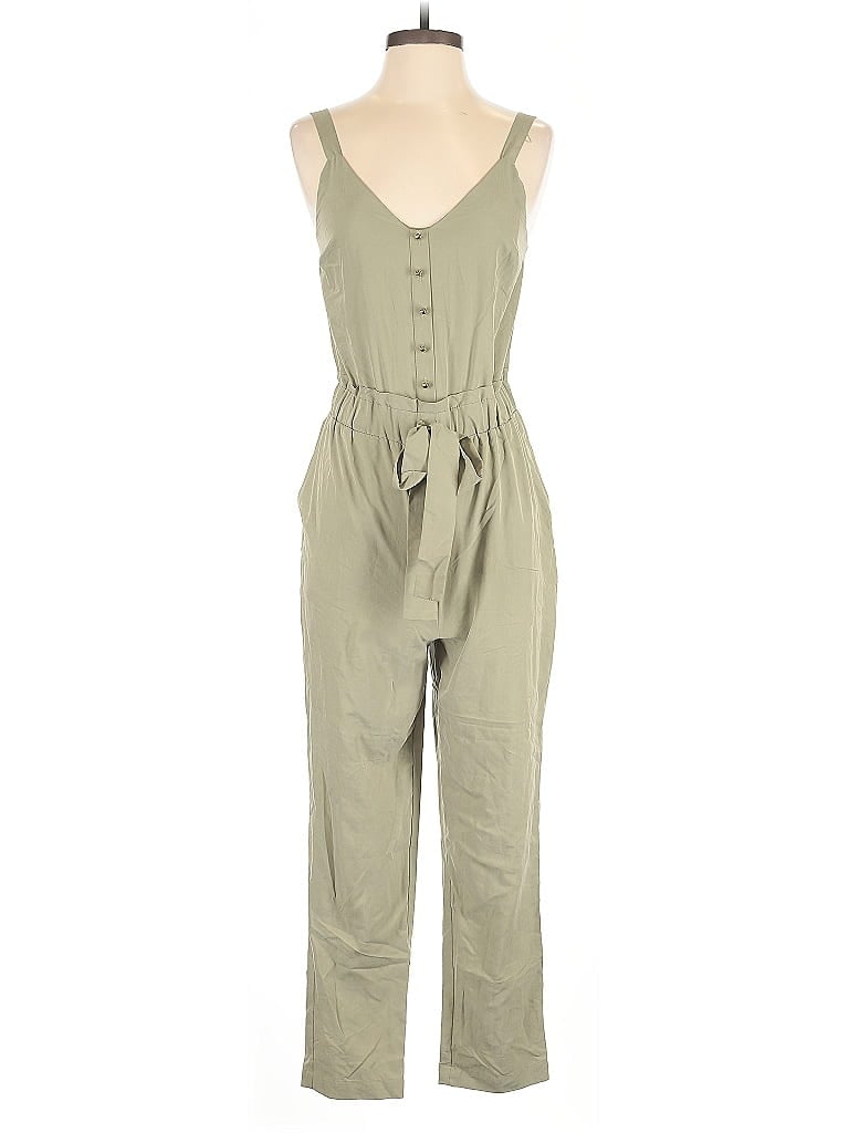 Pre-owned Express Jumpsuit In Green