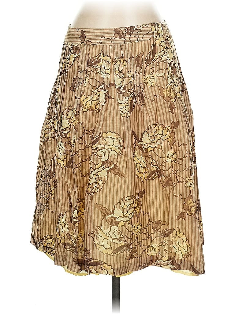 Pre-owned Ann Taylor Loft Casual Skirt In Gold
