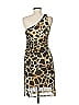 Joseph Ribkoff Animal Print Brown Cocktail Dress Size 8 - photo 2