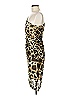 Joseph Ribkoff Animal Print Brown Cocktail Dress Size 8 - photo 4