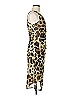 Joseph Ribkoff Animal Print Brown Cocktail Dress Size 8 - photo 3