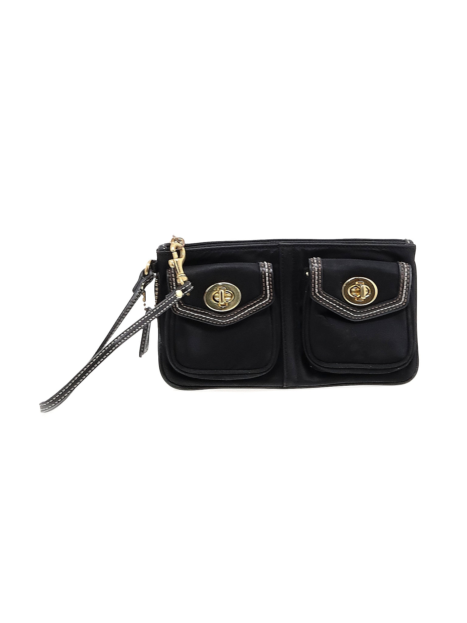 Coach Black Wristlet One size