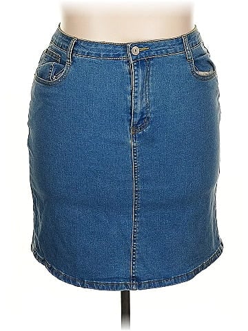 Chouyatou Denim Skirt (view 1)