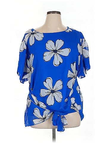 Alfani Short Sleeve Blouse (view 1)