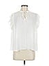 James 100% Polyester Ivory Sleeveless Blouse Size M - photo 1