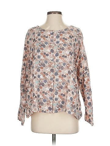 MADE IN ITALY 3/4 Sleeve Blouse (view 1)