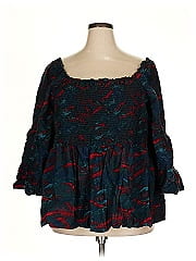 Terra & Sky 3/4 Sleeve Blouse
