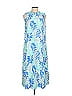 Sail to Sable Tropical Blue Casual Dress Size S - photo 1