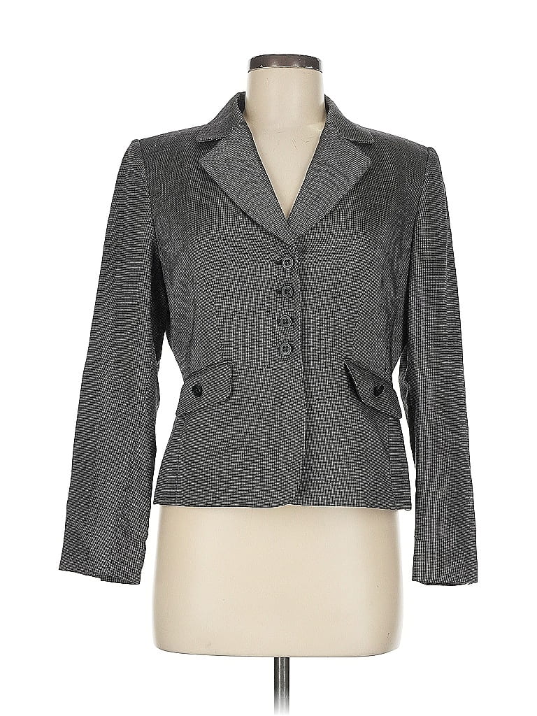 Pre-owned Tahari By Asl Wool Blazer Jacket In Gray