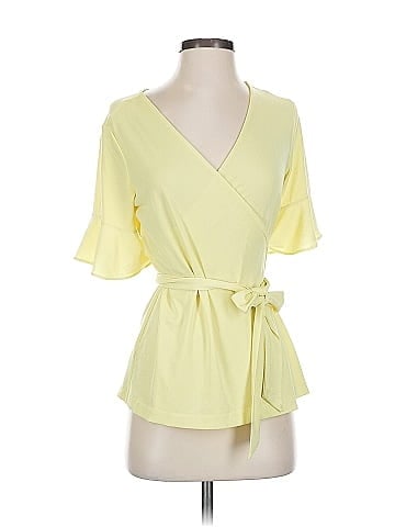 Ann Taylor Short Sleeve Blouse (view 1)
