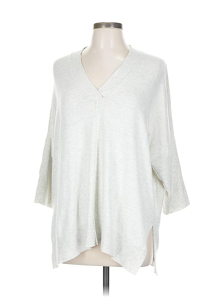 Pre-owned Ann Taylor Factory Poncho In Silver