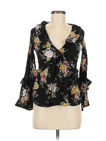American Eagle Outfitters 3/4 Sleeve Blouse (view 1)