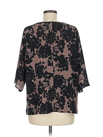 Paper Crown 3/4 Sleeve Blouse (view 2)
