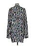 ETRO 100% Viscose Blue Black Blazer Size EU (IT) 40 / US 4 - photo 2