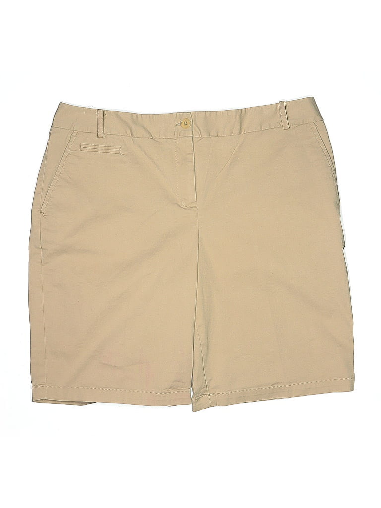 Pre-owned Talbots Khaki Shorts In Brown