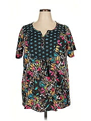 Woman Within Short Sleeve Henley
