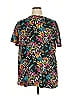 Woman Within Black Short Sleeve Henley Size 18 - photo 2