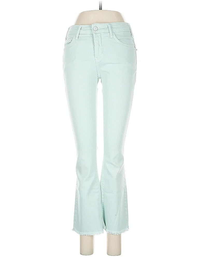 Pre-owned Pilcro And The Letterpress Jeans In Green