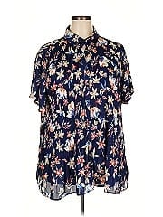 Woman Within Short Sleeve Blouse