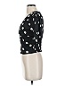 Tiny 100% Polyester Polka Dots Black Short Sleeve Top Size XS - photo 4