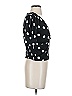 Tiny 100% Polyester Polka Dots Black Short Sleeve Top Size XS - photo 3
