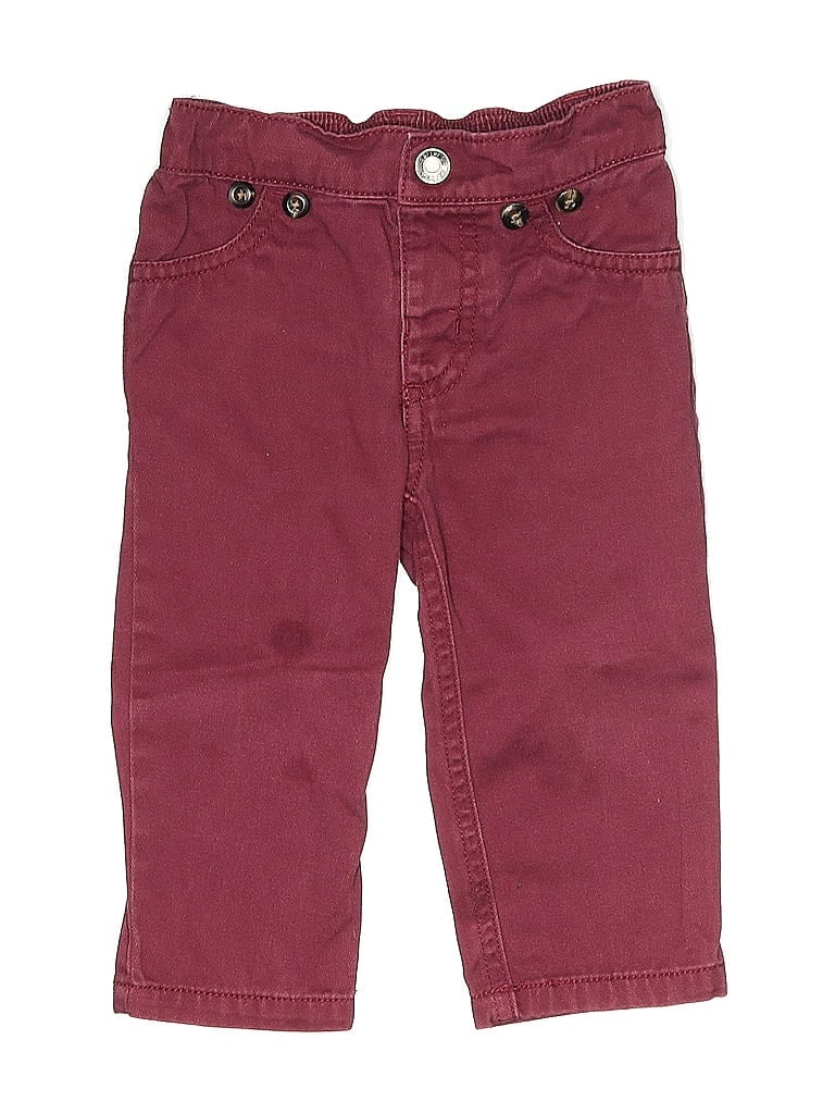 Click to view more detailed imagery on our partner's website Pre-owned Carter's Babies' Jeans In Burgundy