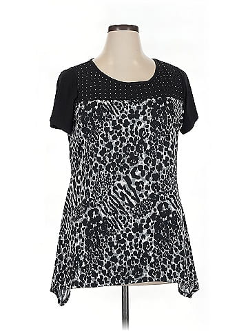 Notations Short Sleeve Top (view 1)