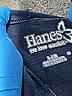 Hanes 100% Cotton Blue Zip Up Hoodie Size L - photo 6