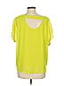 Cluny 100% Polyester Yellow Short Sleeve Blouse Size 6 - photo 2